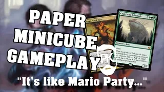 The Mini Cube - It's a party! - Paper MTG Gameplay