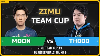 WC3 - Zimu Team Cup #1 - Quarterfinals Round 1: [NE] Moon vs TH000 [HU]