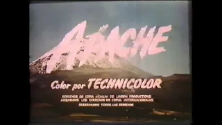 Apache (1954) (Créditos iniciales castellanos originales de época)