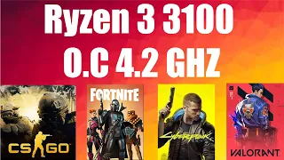 Ryzen 3 3100 Overclock 4.2 GHZ / 1650 S / 16 GB RAM / Fortnite , GS:GO, Cyberpunk 2077, Valorant...