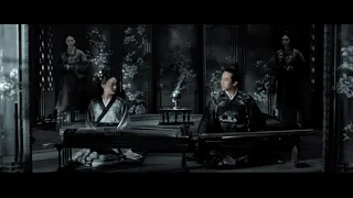 Shadow (2018) by Zhang Yimou, Clip: 'Your zither needs tuning" (!)