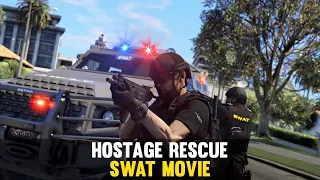 SWAT vs HOSTAGE Situation in GTA 5 (Movie)