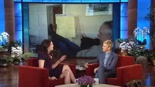 Lauren Graham's 1-Cent Check from Ellen