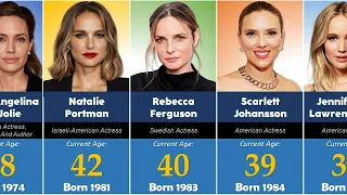 Age of Famous Hollywood Actresses in 2024 | TOP 100 | Oldest to Youngest Actresses