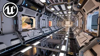 Modular Scifi Interior - Unreal Engine