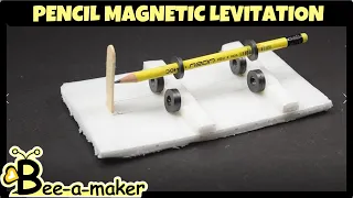 Magnetic levitating pencil | DIY | School project | science project | STEM activity