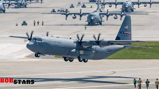 Iran Shocked!!! Dozens of American C-130J Aircraft Ready to Take Off for the Red Sea