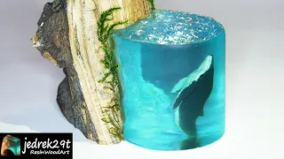 Whale in Resin. Diorama / RESIN ART