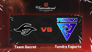 Team Secret vs Tundra Esports | Game 1 | The International 2022 - Finals Weekend Day 1
