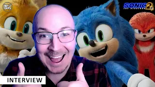 Sonic, Tails & Knuckles Interview - Revealing all about Sonic the Hedgehog 2