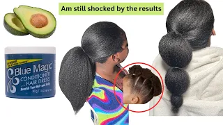 How I Used AVOCADO and BLUE MAGIC For Extreme Hair Growth and Thickness. Hair never stops growing