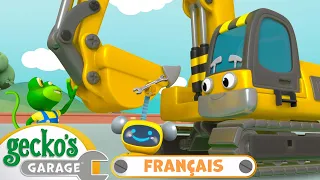 Eric le tractopelle｜Le Garage de Gecko｜Camions pour enfants