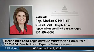 House Rules and Legislative Administration Committee 6/7/23