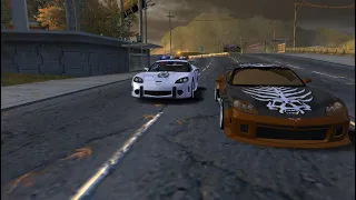 NFSMW 2005: The Run: Chevrolet Corvette C6 'AI Driven Police Car'