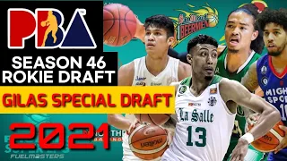 PBA UPDATE 2021| PBA ROOKIE DRAFT|GILAS SPECIAL DRAFT