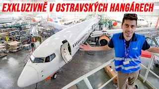 Co skrývají hangáry Job Air Technic v Ostravě?