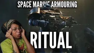 THE VOICE ACTING!! "SPACE MARINE ARMOURING RITUAL" | REACTION | WARHAMMER 40k