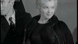 Marilyn Monroe in England footage 1956
