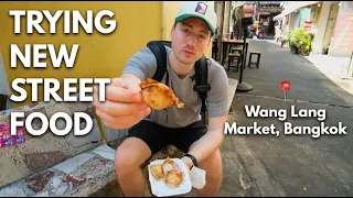 Trying New STREET FOOD At One Of BANGKOK’S Best Markets (Wang Lang Market)