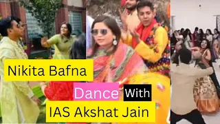 Nikita Bafna Dance with Husband IAS Akshat Jain✨IAS Akshat Jain Marriage ❤#viral #akshatjain #ias