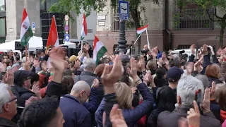 Orban challenger stages anti-government protest in Hungary