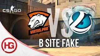 Virtus Pro vs Luminosity - Overpass, B Site Fake (CS:GO Strategy Breakdown #22)