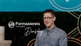 Dinsdag | 30 April 2024 | Formasiereis: Hoe kan ons die skat miskyk?