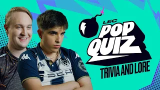 Trivia and Lore | LEC Pop Quiz | 2023 Summer