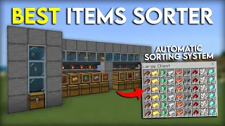 BEST 1.19 ITEM SORTER TUTORIAL in Minecraft Bedrock (MCPE/Xbox/PS4/Nintendo Switch/PC)