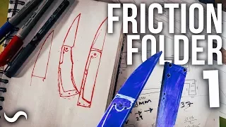 MAKING MY FIRST FOLDING KNIFE!!! PART 1