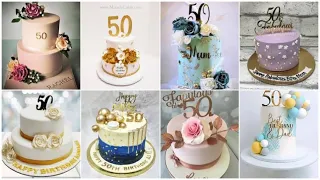 🎂Fabulous 50th Birthday Special Cake Design Ideas 2023/50th Birthday Cake/Birthday Cake Design 2023🎂