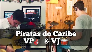 PIRATAS DO CARIBE - Guitar and drum cover