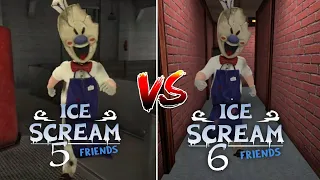 ICE SCREAM 5 vs ICE SCREAM 6 JUMPSCERE🍦 | SuperPlayer Gaming