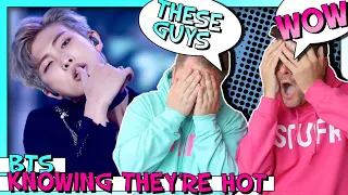 REACTION TO BTS KNOWING THEY'RE HOT // German Couple reacts to BTS