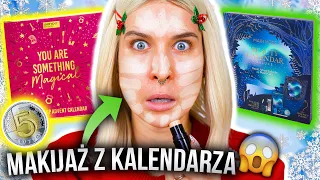 ♦ CAŁY MAKIJAŻ KOSMETYKAMI Z NAJTAŃSZYCH KALENDARZY ADWENTOWYCH! ♦ Agnieszka Grzelak Beauty