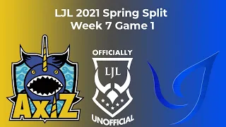 [EN] LJL Spring 2021 - Week 7 Game 1: Crest Gaming Act Vs AXIZ