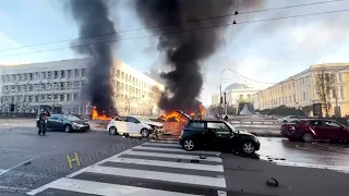 ПОСЛЕДСТВИЯ РАКЕТНОГО УДАРА ПО КИЕВУ | КИЕВ СЕЙЧАС