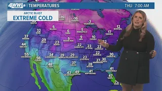 Saturday morning weather update extreme cold forecast