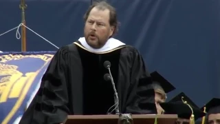 Mark Benioff speaks at UC Berkeley Commencement