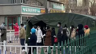 Funerárias na China lotadas depois de levantadas restrições covid-19