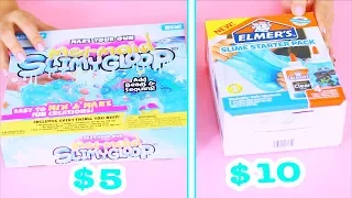 $5 Mermaid Slime Kit Vs $10 Elmer's Slime Starter Pack