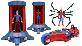 Disney Marvel Toy Box Spider-Man Crime Lab Transforming Playset With Peter Parker