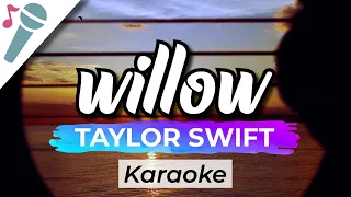 Taylor Swift - willow - Karaoke Instrumental (Acoustic)