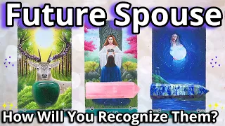 💕💍HOW WILL YOU RECOGNIZE YOUR FUTURE SPOUSE?💍💕WHO ARE THEY?💖🕊 Pick a Card Tarot Reading #pickacard