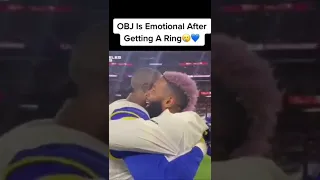 Odell crying after his mom ….