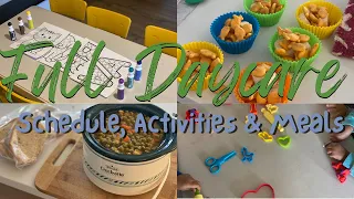 Home Daycare Day | A Day in the Life of a Home Daycare | Activities and Meals