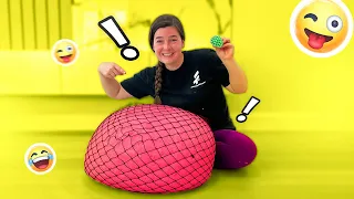 Making the World’s BIGGEST Mesh Stressball!!! 🤩🌎 @MrsBench