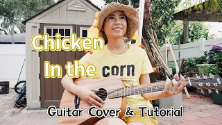 Chicken in the Corn~ Brushy One String Guitar Cover and Tutorial. With Lyrics ❤️