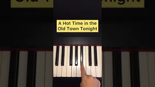 Как играть на пианино «A Hot Time in the Old Town Tonight»~ноты.//:;-¿