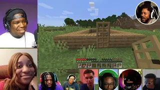 Minecraft Part 1 (maybe) Yeah.. You Read That Right [REACTION MASH-UP]#1843